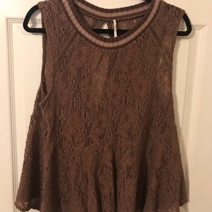 Free people peplum top